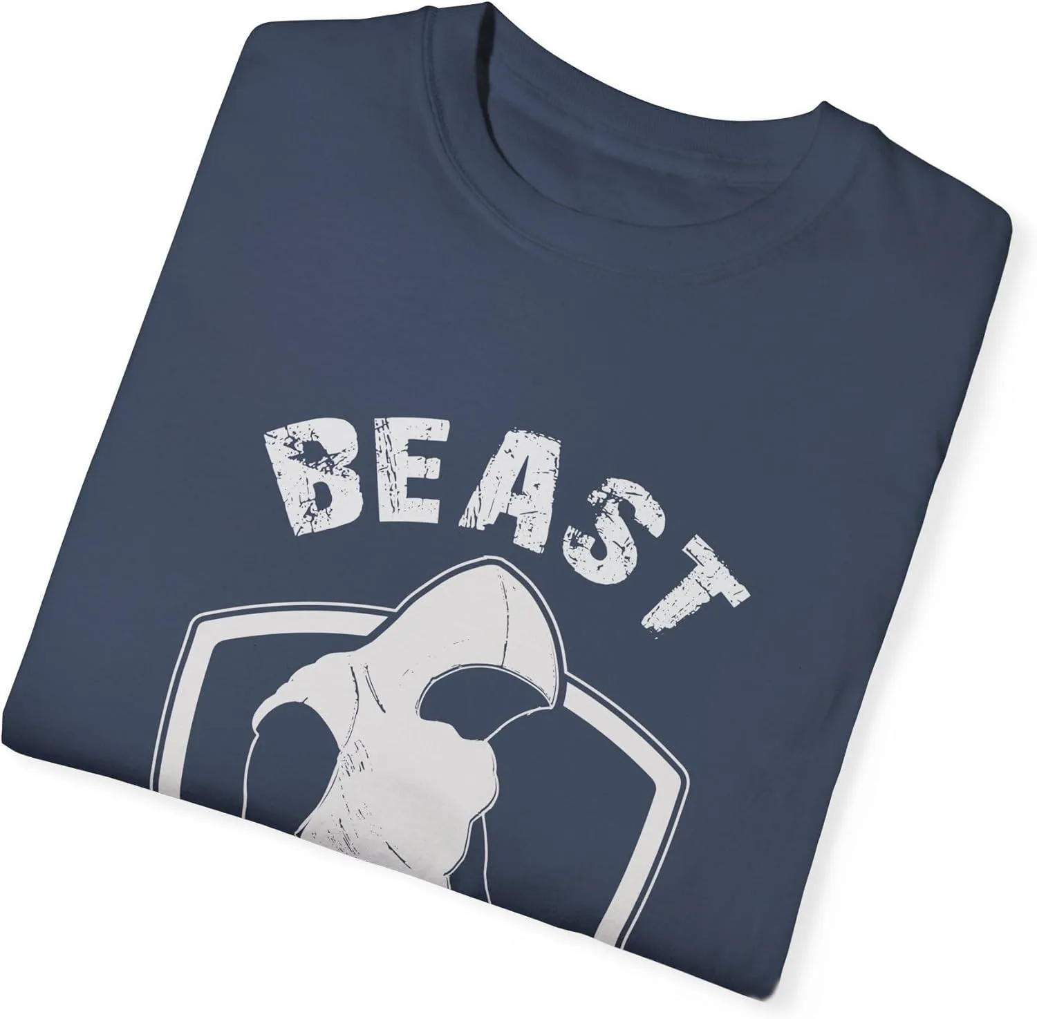 Футболка Beast Mode, фитнес-майка, мотивационная футболка для зала, одежда в стиле атлежера, топ в винтажном стиле GENERIC, Midnight — фото 3