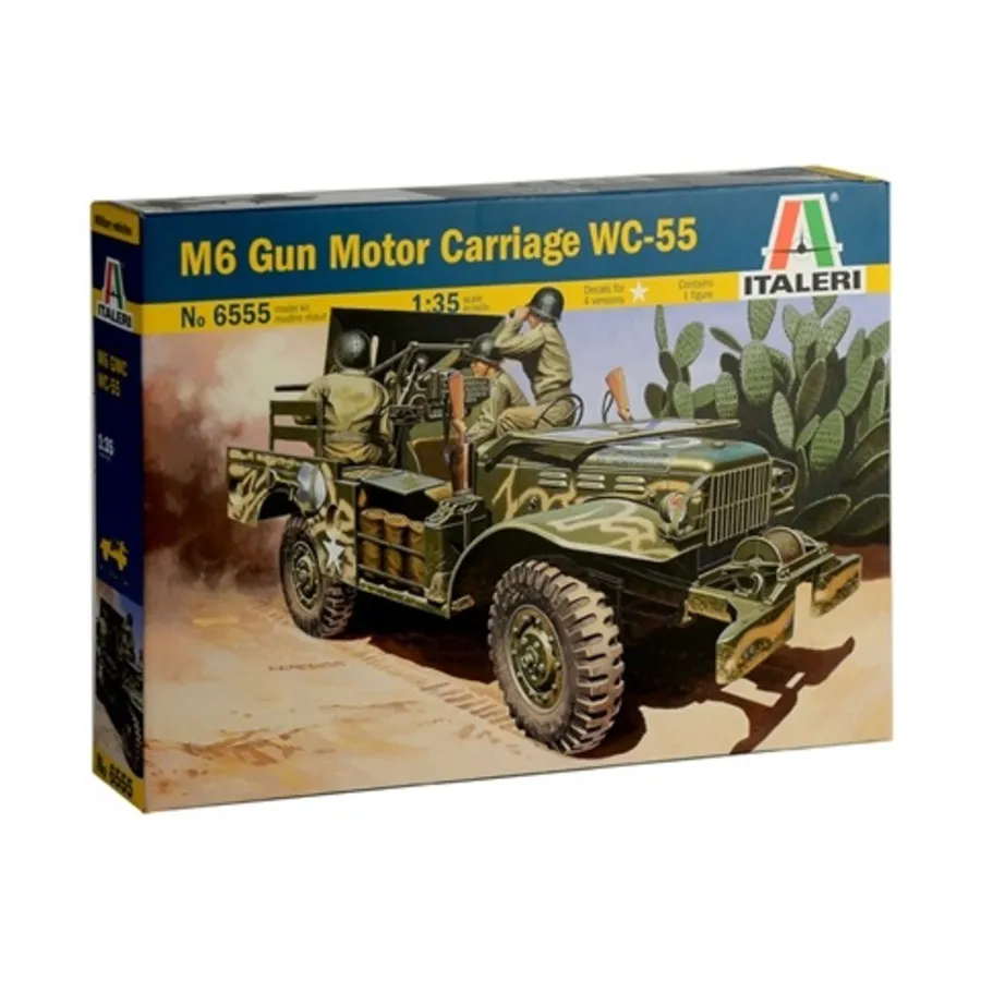 

Моторно-артиллерийский лафет М6 WC-55, Military Vehicles (1:35) (Italeri)