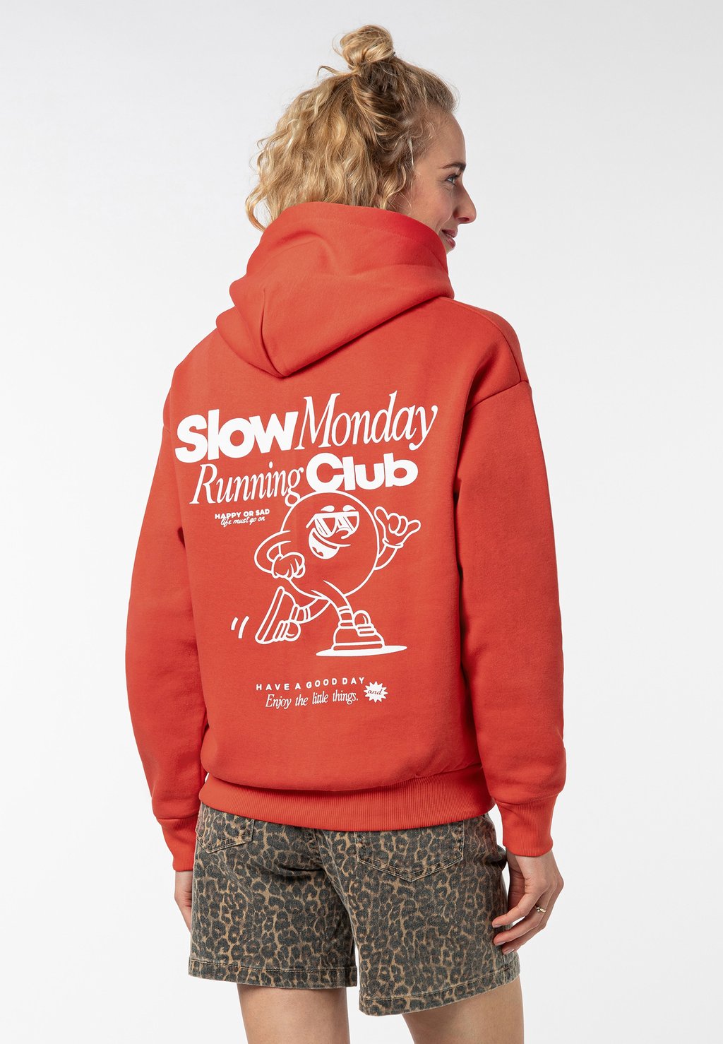 

Толстовка с капюшоном MIT HEALTHYPRINT - Sweatshirt Sublevel, красный