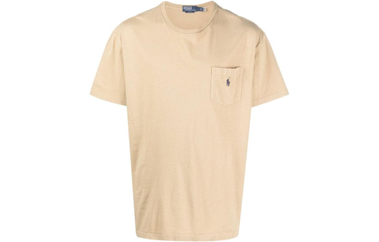 

Футболка с вышивкой Polo Pony Polo Ralph Lauren, желтый