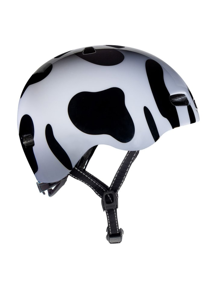 

Nutcase Детский велосипедный шлем Baby Nutty в бело-черном цвете