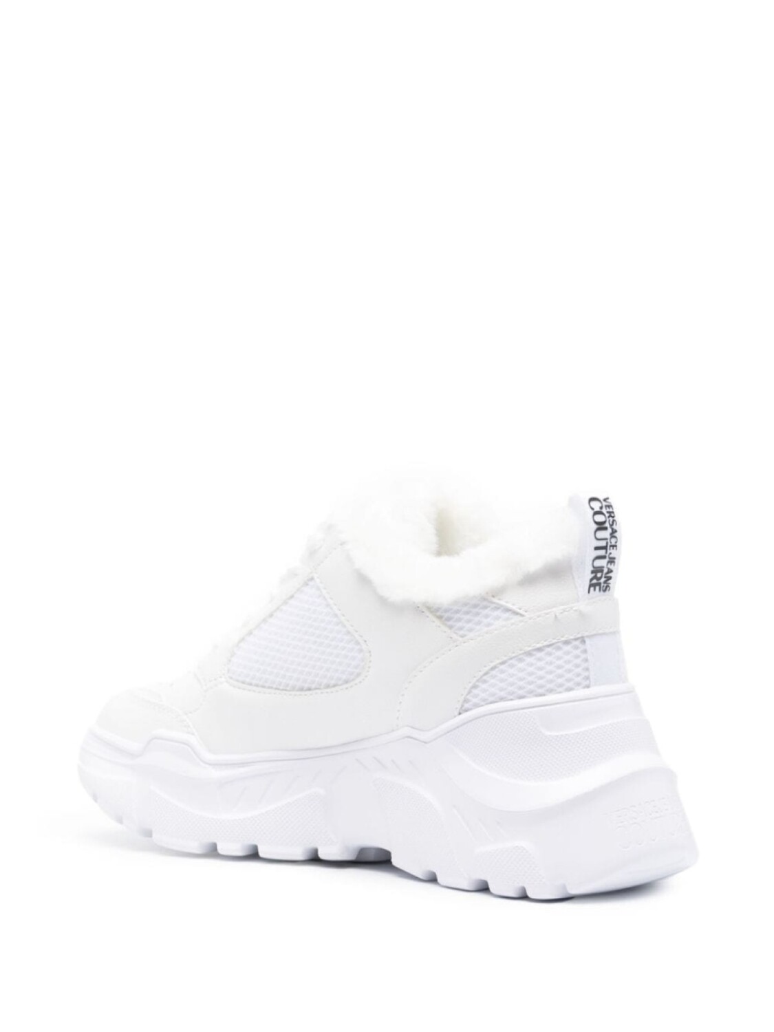 Versace Jeans Couture кроссовки Speedtrack с меховой подкладкой, белый — фото 3