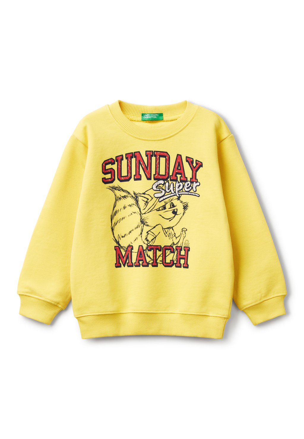 

Толстовка CREW NECK United Colors of Benetton, желтый