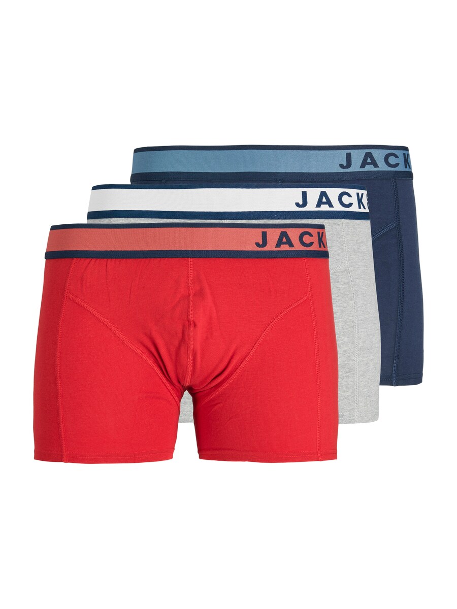 

Боксеры JACK & JONES JACK & JONES JACDENVER, marine blue/Light grey/mottled grey/Dark red