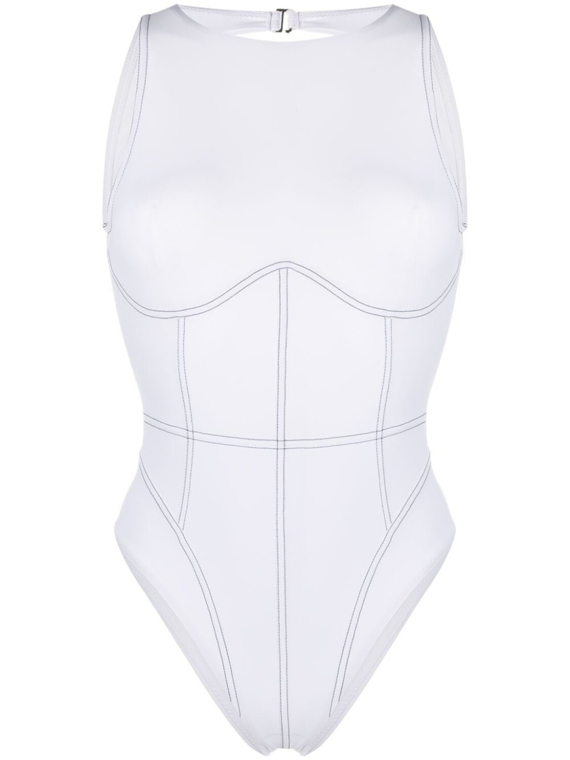 

Noire Swimwear купальник с открытой спиной, белый