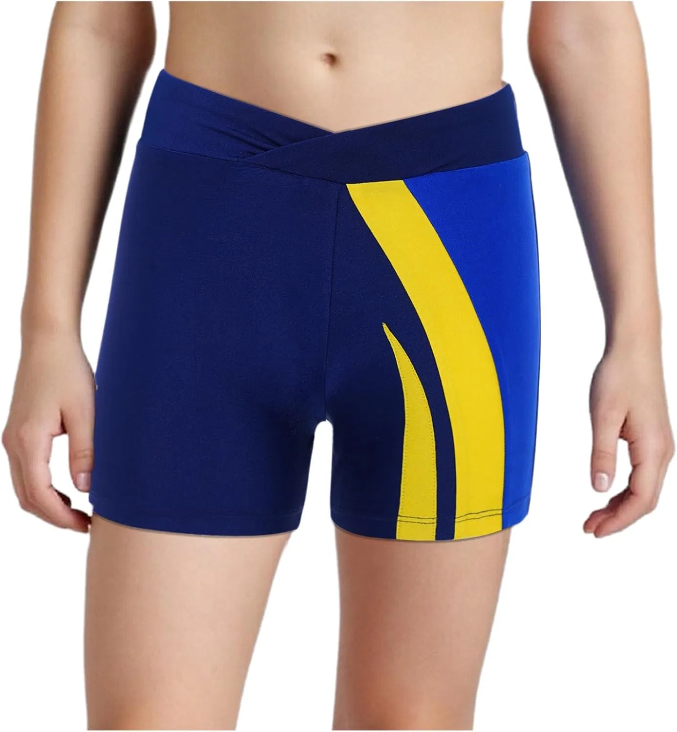 Спортивные шорты для мальчиков, цветные блоки, Loodgao, Navy Blue