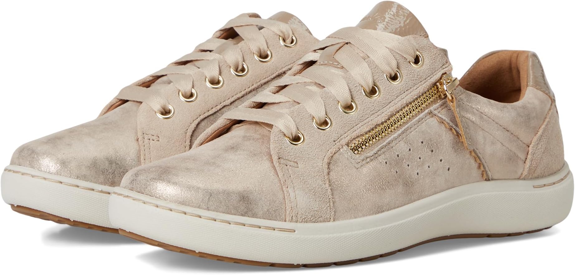 Кроссовки Clarks Women's Nalle Zen, Metallic Leather