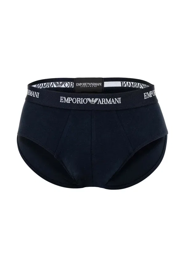 Трусы 3 шт, Emporio Armani, белый/армани синий/черный — фото 4