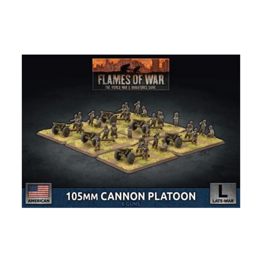 

Взвод 105-мм пушек, Flames of War - WWII - United States - Tanks (4th Edition)