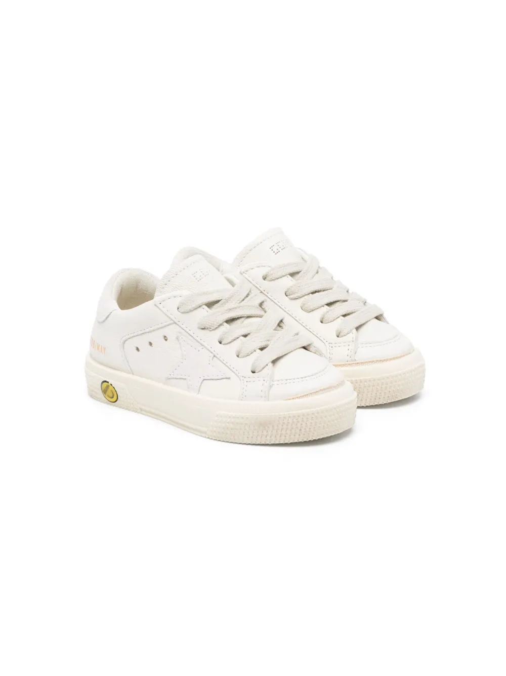 

Кроссовки с нашивками Golden Goose Kids, белый