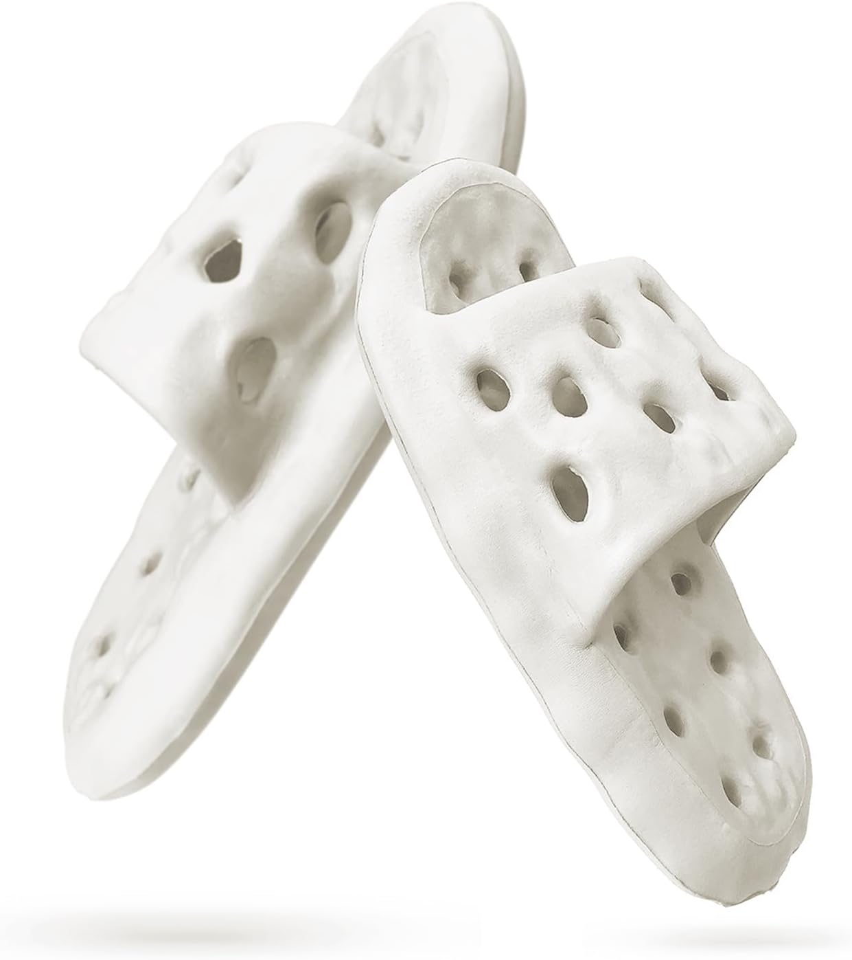 

Летние и зимние кроссовки Foam Runners для мужчин и женщин, платформенные сандалии-подушки, Шлепацы, тапочки без застежки, спортивные слайды Foam Runners Generic, белый