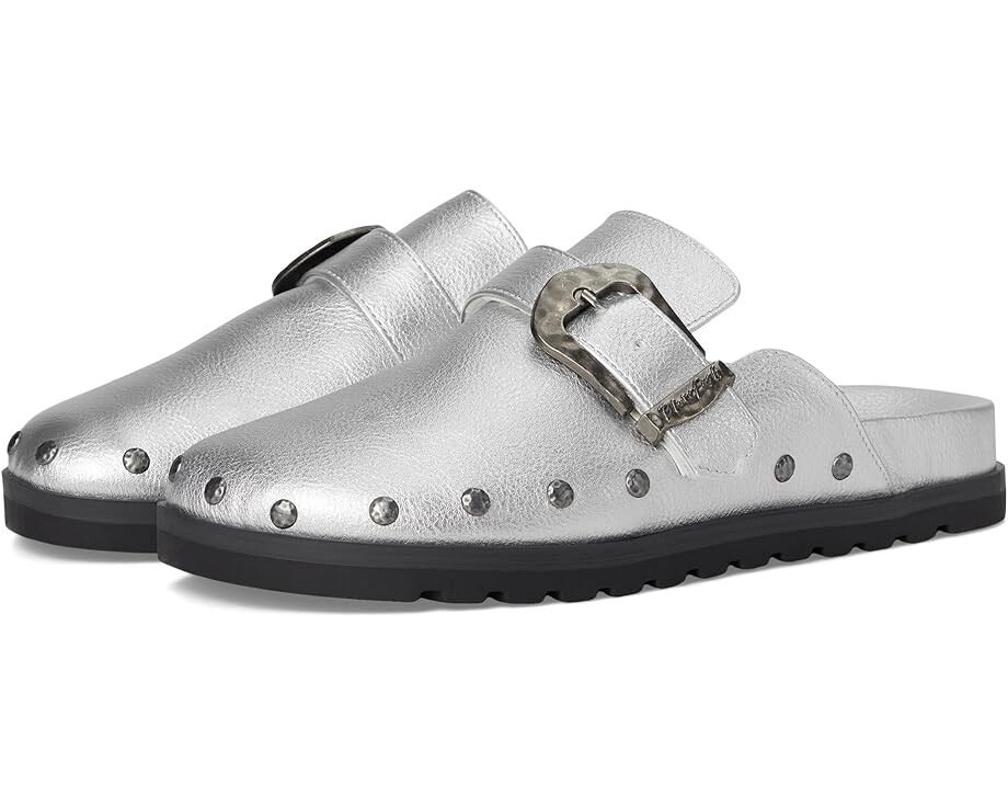

Шлепанцы Blowfish Malibu Skylar Cozy Mules, цвет Pewter Metallic Faux Leather