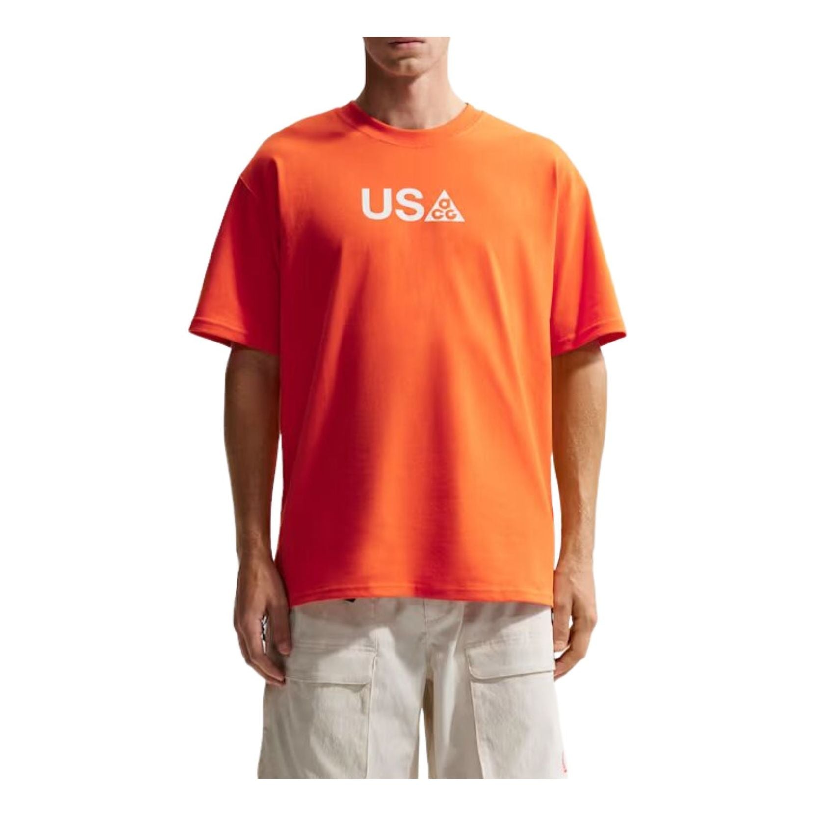 

Футболка с коротким рукавом Nike ACG x Team USA Dri-FIT, цвет «Safety Orange»