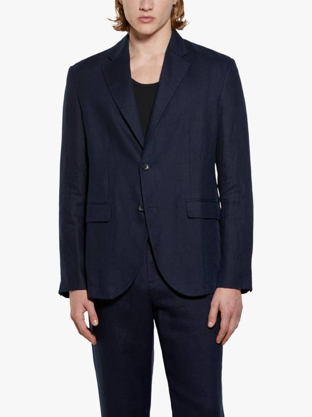 

Однобортный льняной пиджак SISLEY