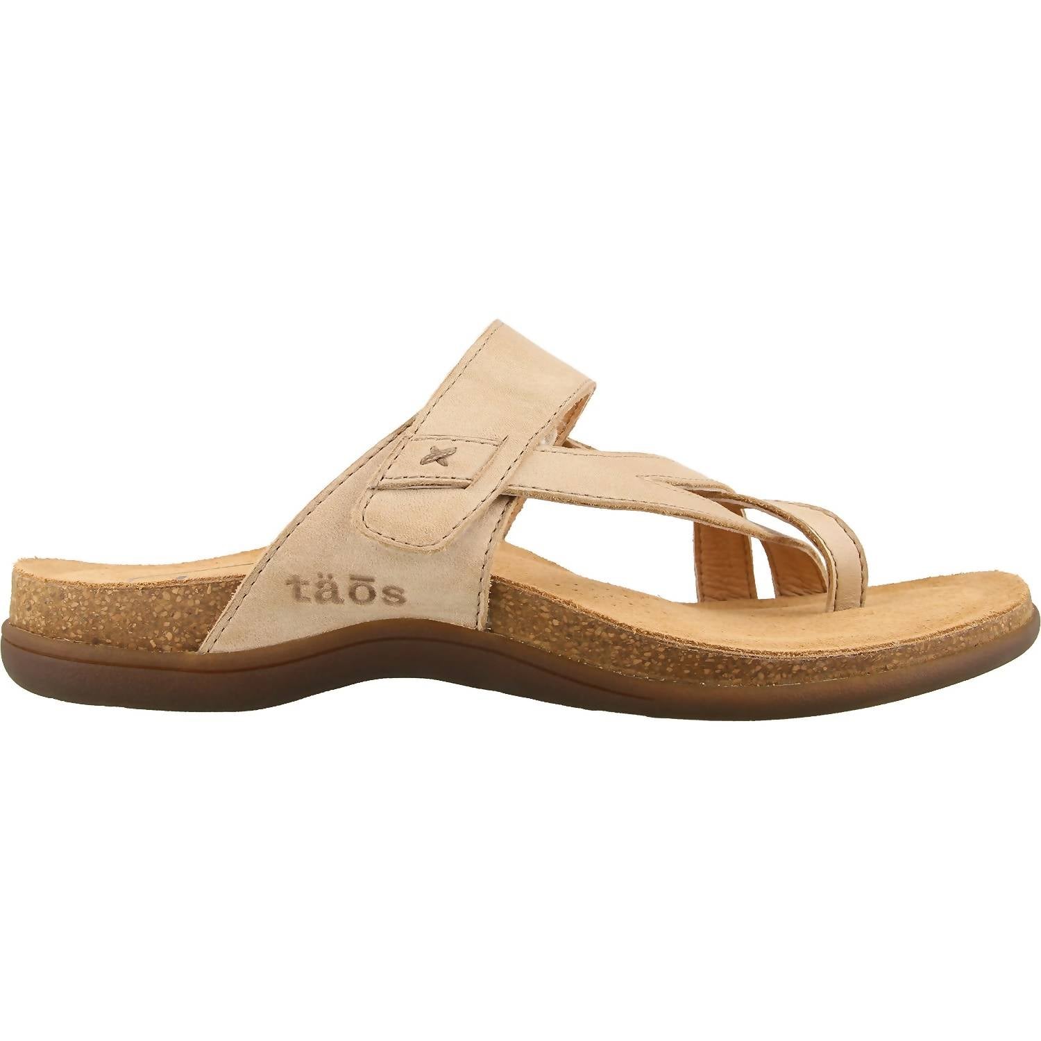 Женские повседневные кожаные сандалии Perfect в цвете камень Taos, Stone Leather