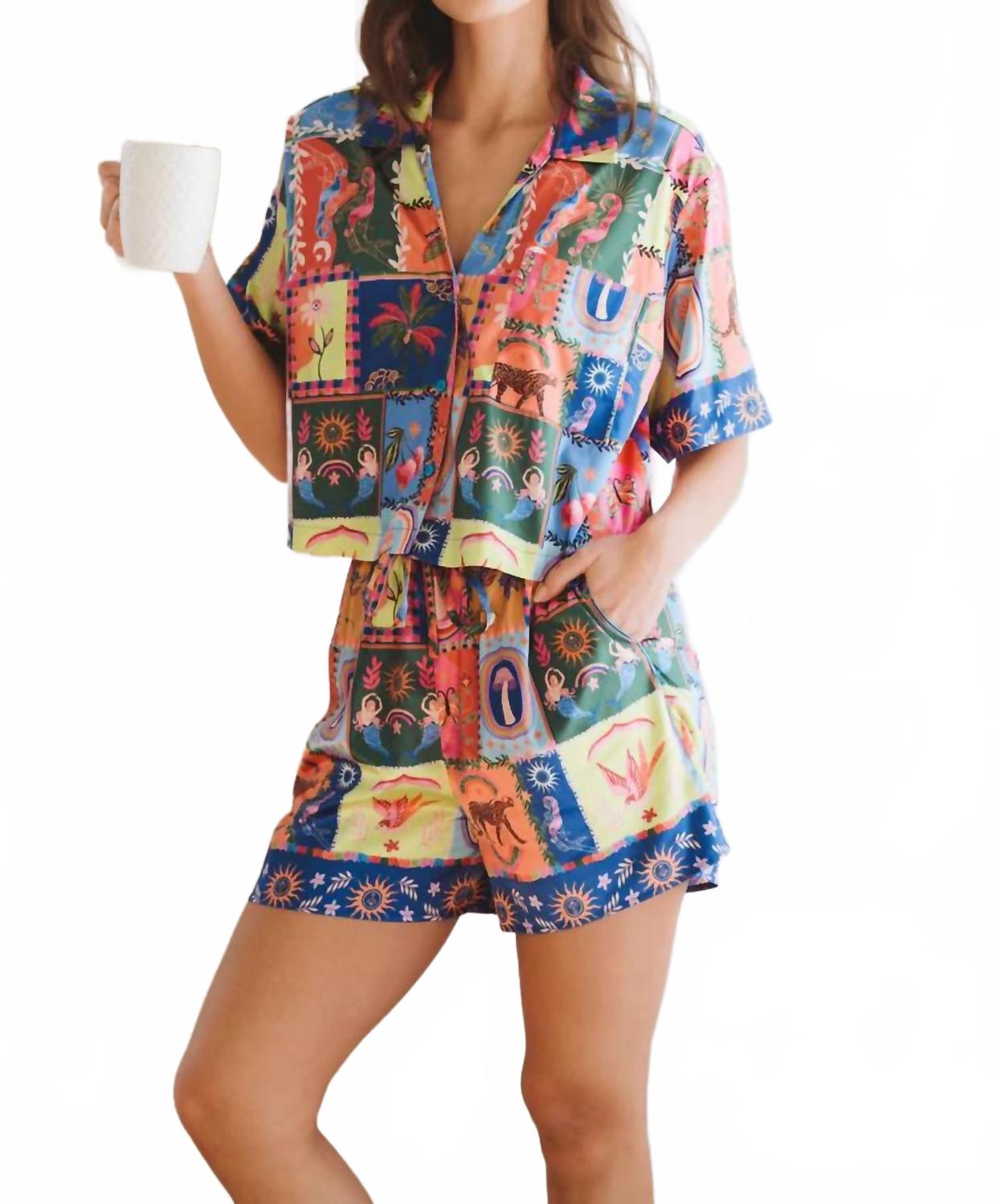 

Пижамный комплект Pierce в цвете Nirvana Alden Adair, Nirvana