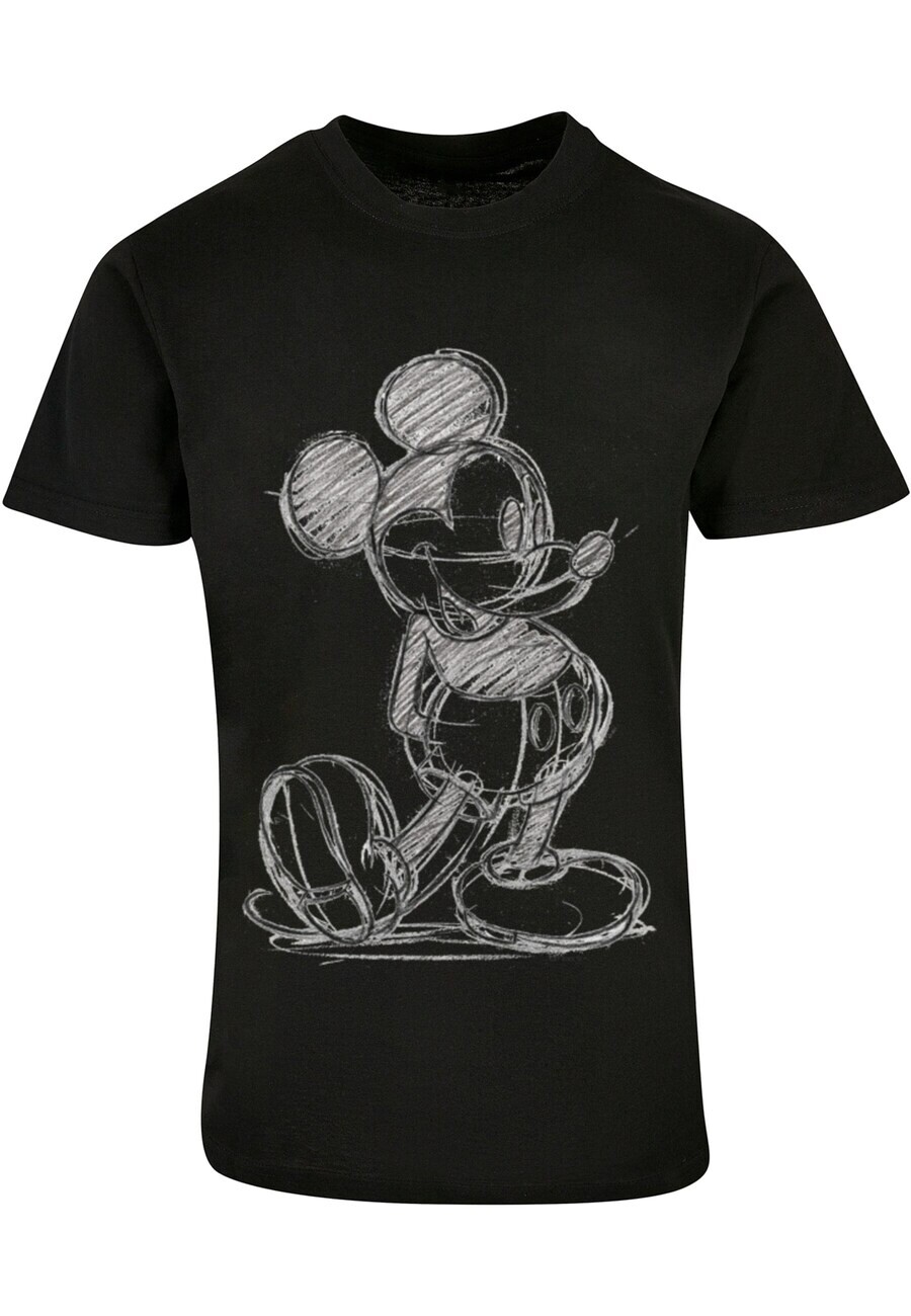 

Классическая футболка ABSOLUTE CULT Shirt Mickey Mouse - Sketch Kick, черный