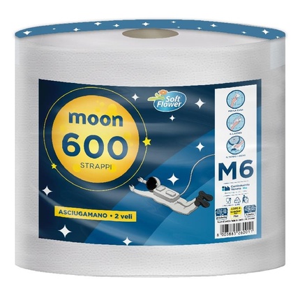 

Бумажные полотенца MEGA 600 STRAPPI Soft Flower