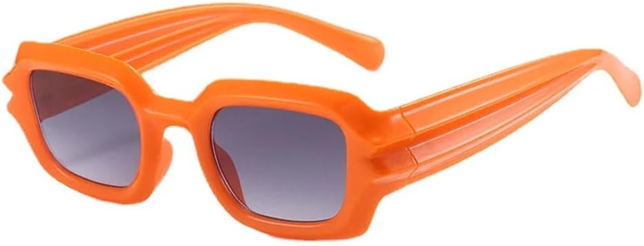 

Женские солнцезащитные очки LVTFCO, маленькие прямоугольные, модные солнцезащитные очки для мужчин, с рифлеными дужками, в стиле хип-хоп, с защитой от ультрафиолета UV400, C2