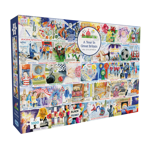 

Пазлы A Year In Great Britain Val Goldfinch 1000 Piece