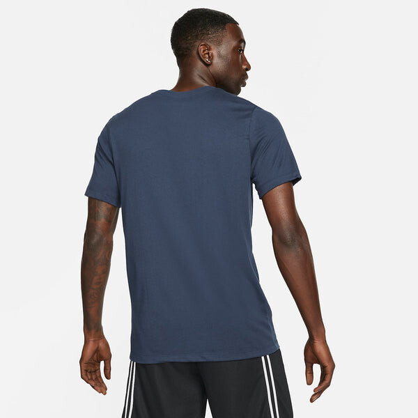 Футболка dri fit fran swoosh basket футболка Nike, синий — фото 2