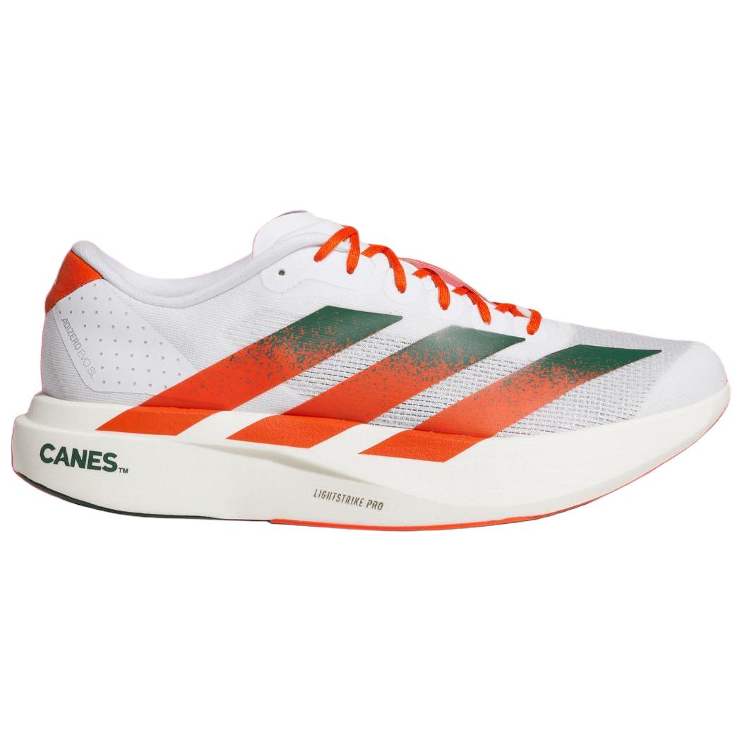 Ncaa x adizero evo sl 'Miami' Adidas, белый оранжевый — фото 3