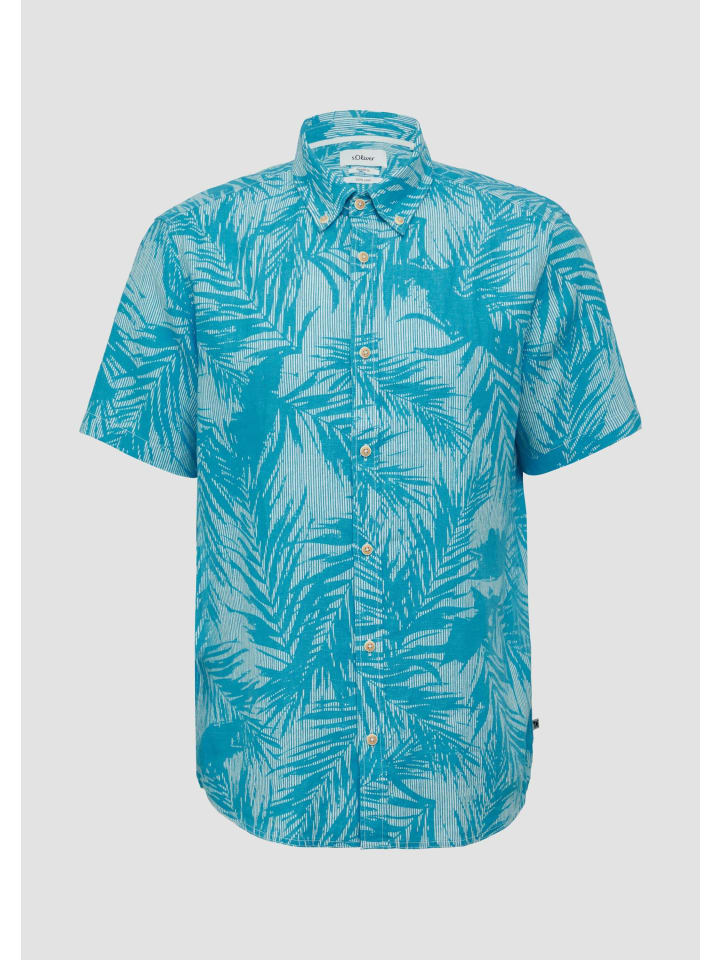 

Рубашка 62A1_пастельно-бирюзового цвета s.Oliver