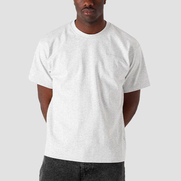 Футболка x pharrell humanrace small logo t-shirt 'light grey' Adidas, серый — фото 3