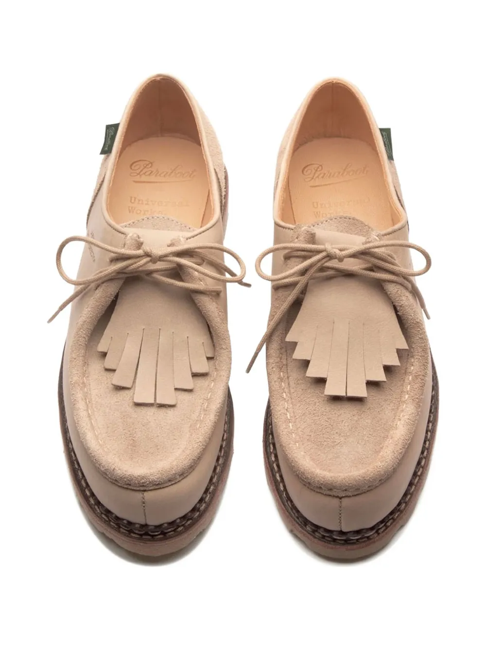 Туфли дерби Michael из коллаборации с Universal Works Paraboot, бежевый — фото 3
