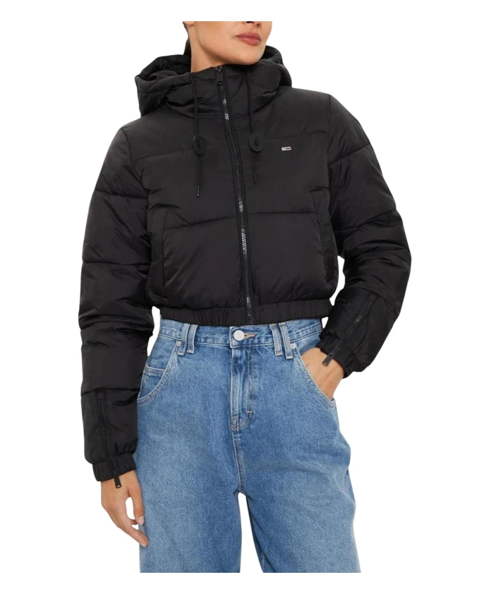 

Куртка с капюшоном на подкладке Tommy Jeans, черный