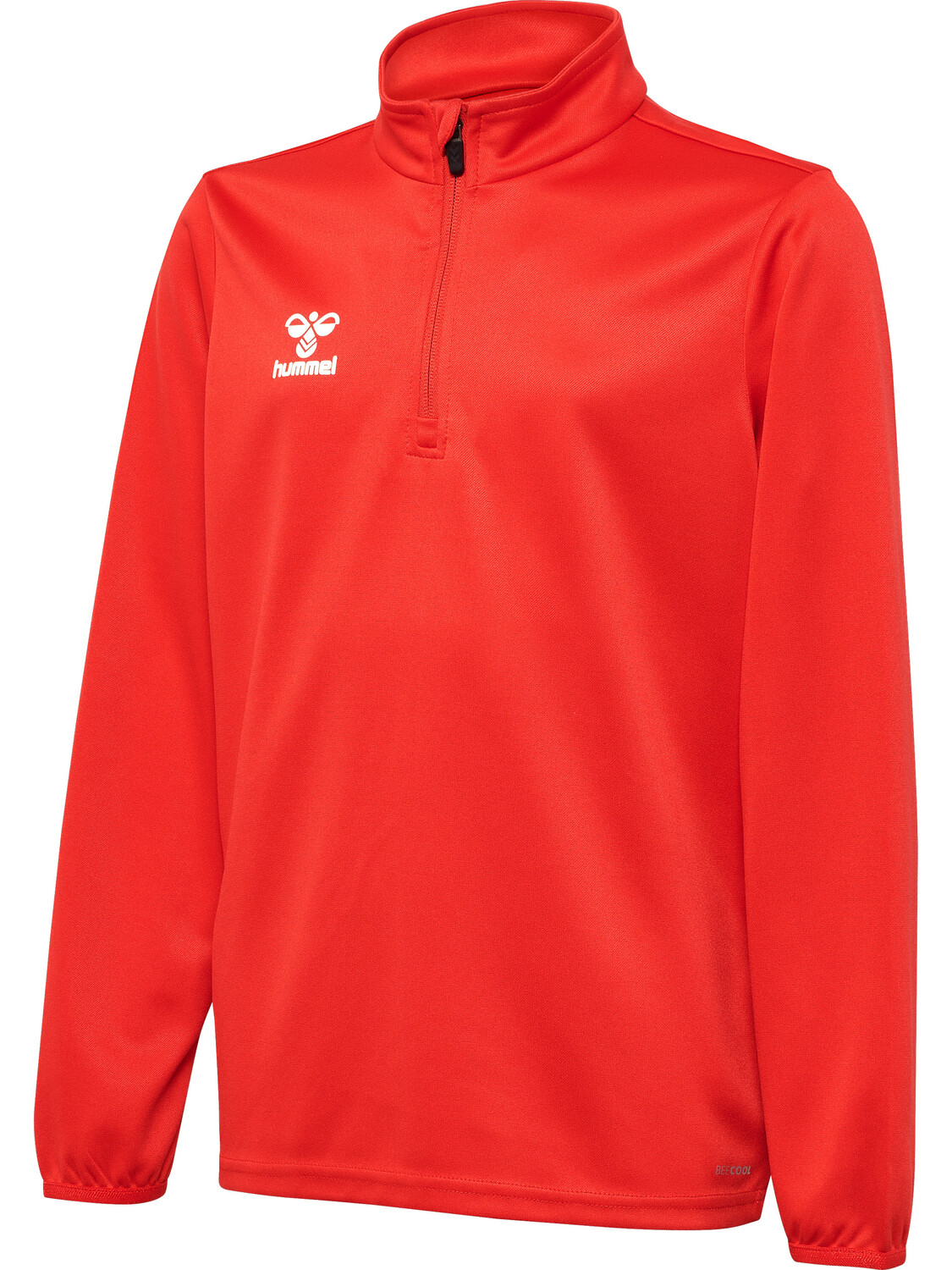 Толстовка Hummel Jacke Mit Kurzem Reißverschluss Hmlessential Half Zip Kids, цвет TRUE RED — фото 4
