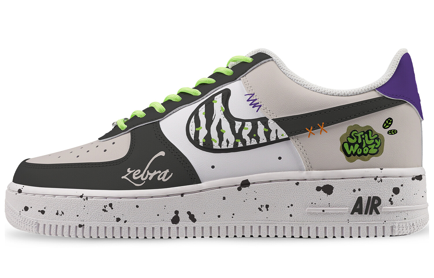 

Кроссовки Air Force 1 для скейтбординга, унисекс, низкие, серый Nike