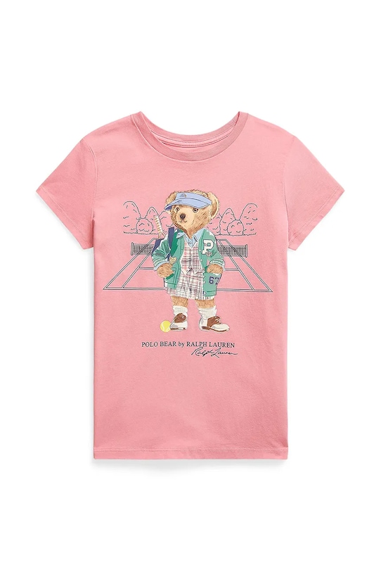 

Хлопковая футболка Polo Ralph Lauren, розовый