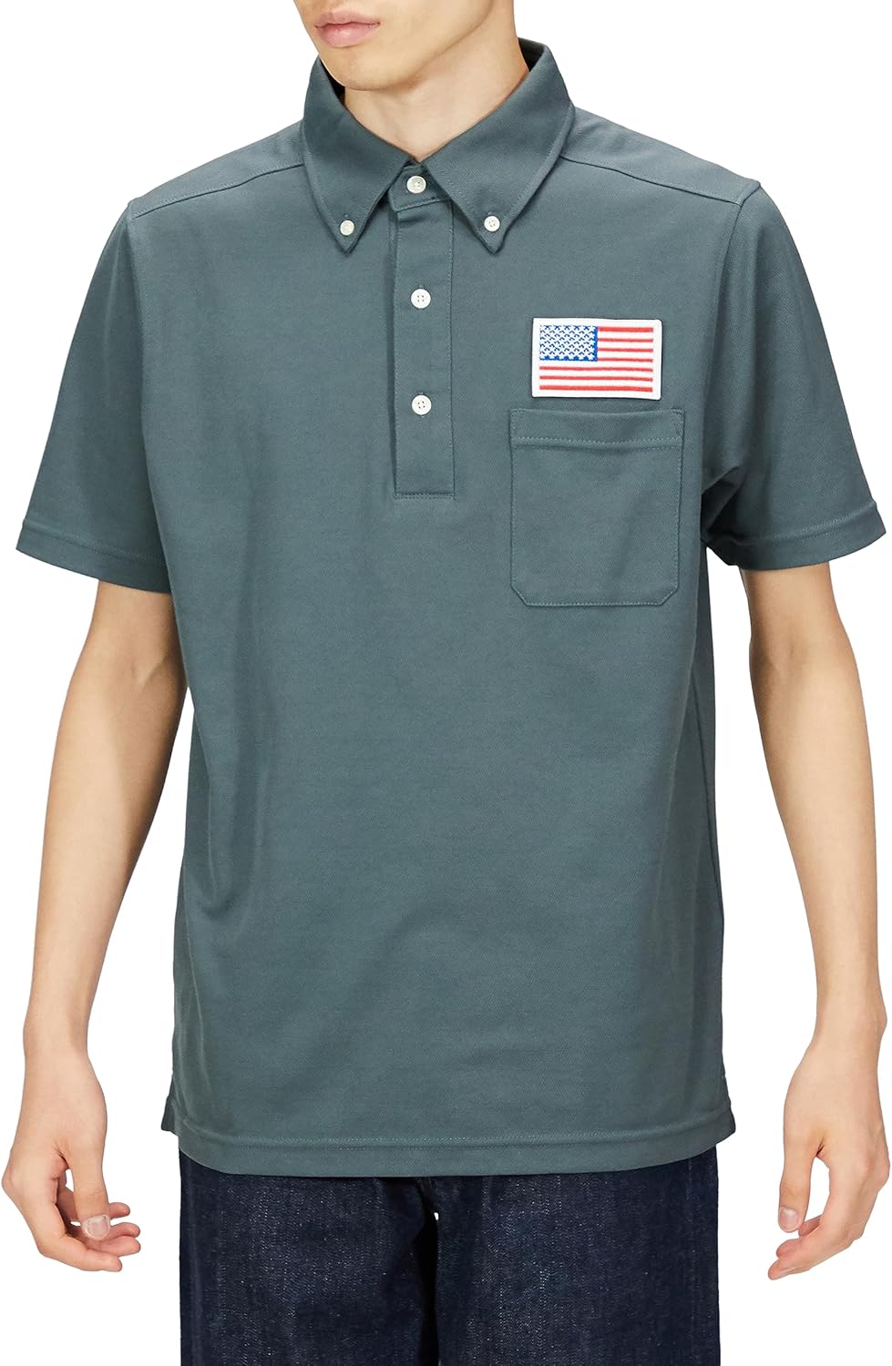 

Футболка-поло F-Style F-SD021123 с гербом армии США, впитывающая пот, быстросохнущая, с карманами и пуговицами, с коротким рукавом, темно-серая, размер M