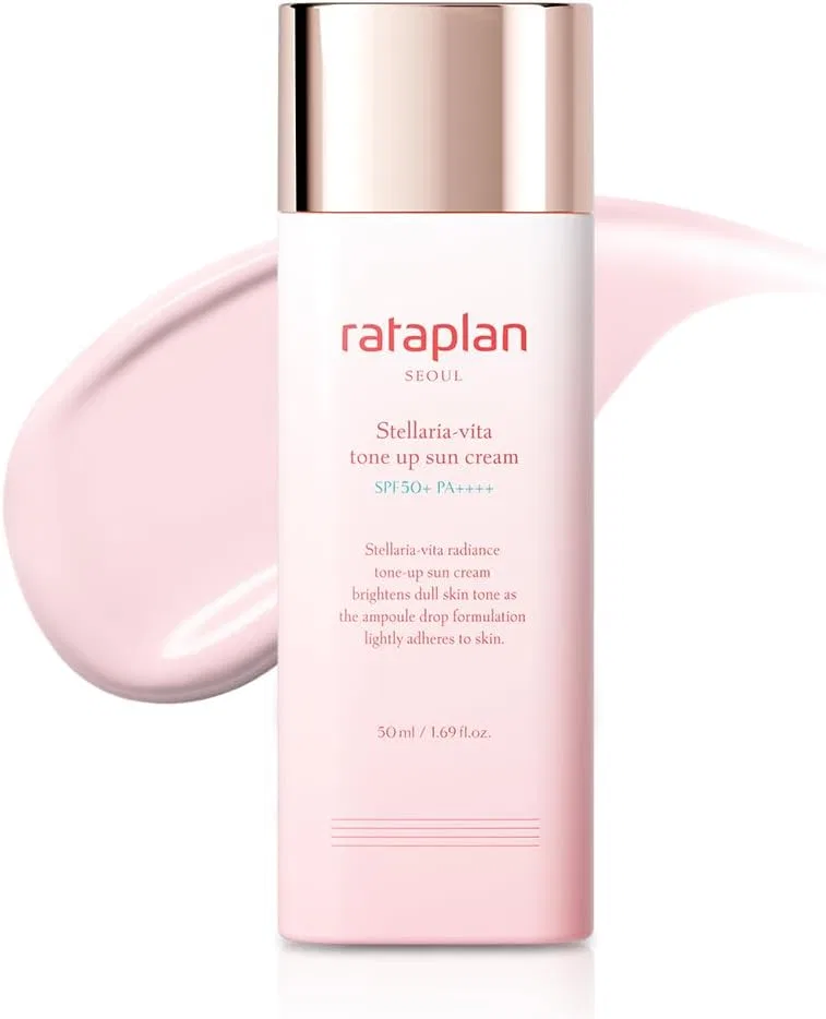 Солнцезащитный крем для лица Rataplan Stellaria Vita Tone Up SPF 50+ PA++++ 50 мл