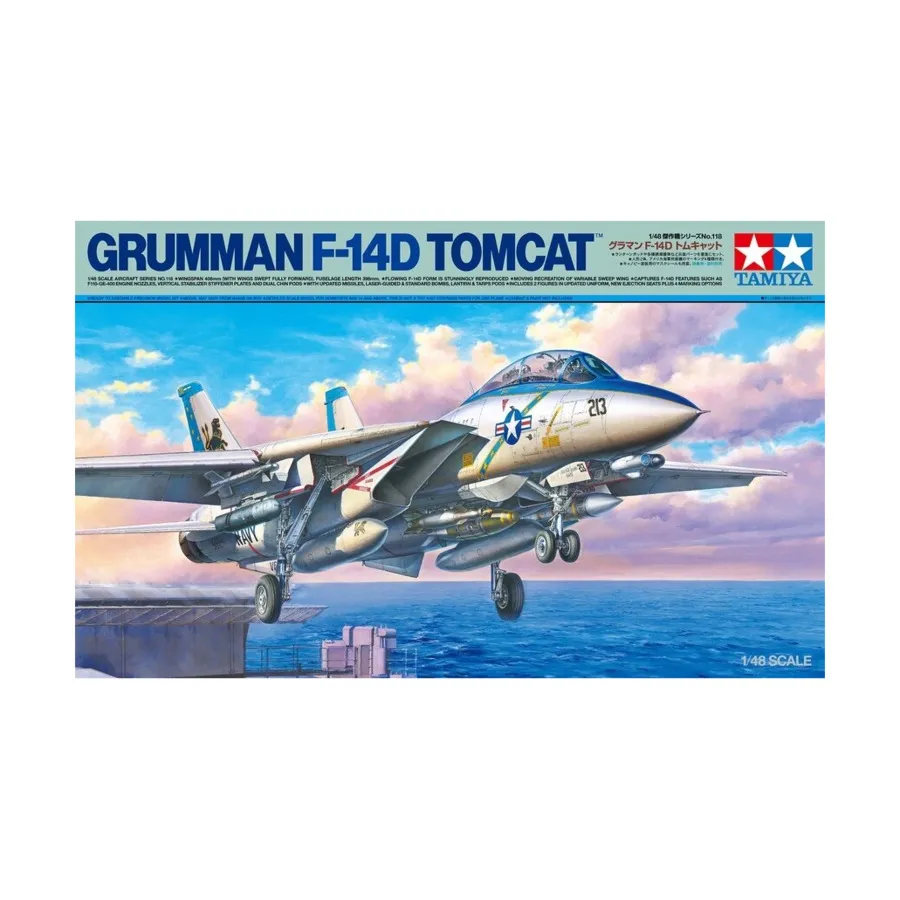 

Грумман F-14D Томкэт, Military Aircraft Models (1:48) (Tamiya)