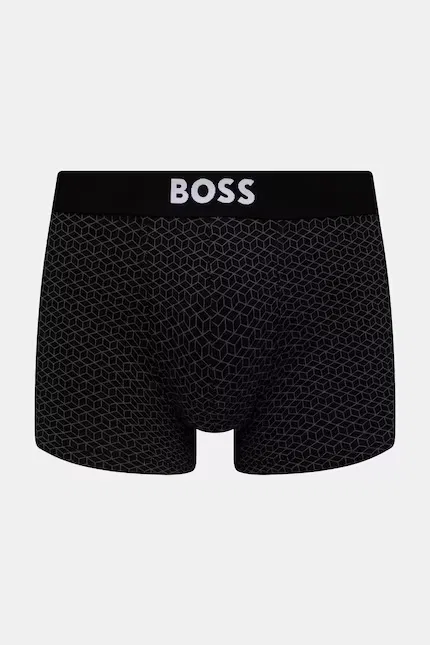 Боксеры хлопковые Trunk 3P ONE D 3 шт BOSS, серый — фото 3