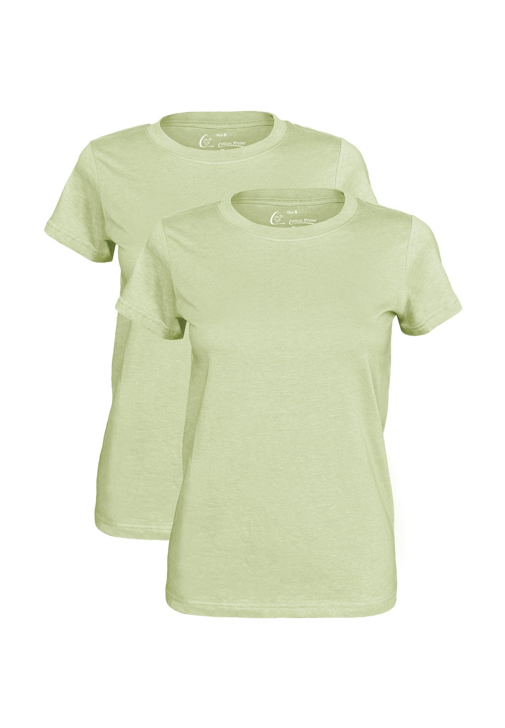 

Базовая футболка PRIME 2 STÜCK O-NECK - TEE Cotton Prime, светло-зеленый
