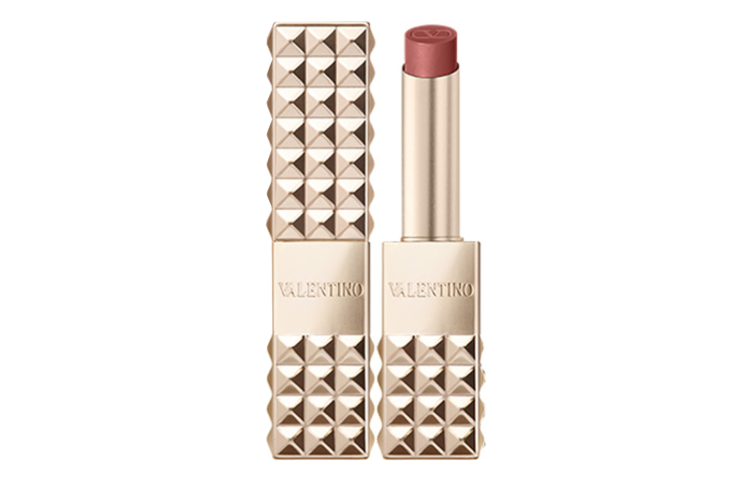Помада Studs Soft Matte, легко растушевывается, 2,3 г/шт Valentino, #410A Escape Yesterday — фото 3