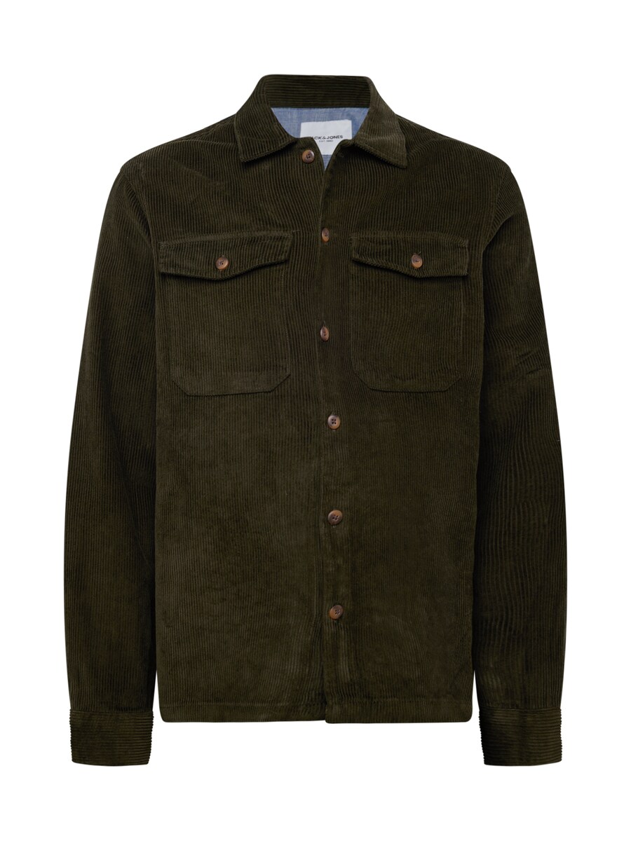 

Рубашка на пуговицах классического кроя JACK & JONES JJEEddie, хаки