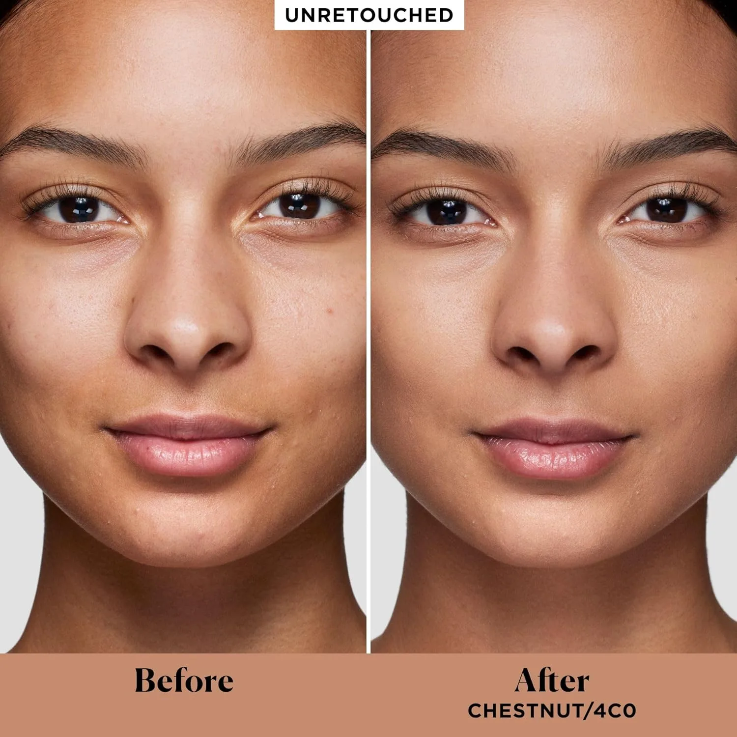 Водостойкая, невесомая тональная основа Real Flawless Weightless Perfecting Waterproof Foundation, среднее покрытие, возможность наслаивания, стойкость до 12 часов, некомедогенная, 28 г. Laura Mercier, 4C0 Chestnut - medium with cool undertones... — фото 3