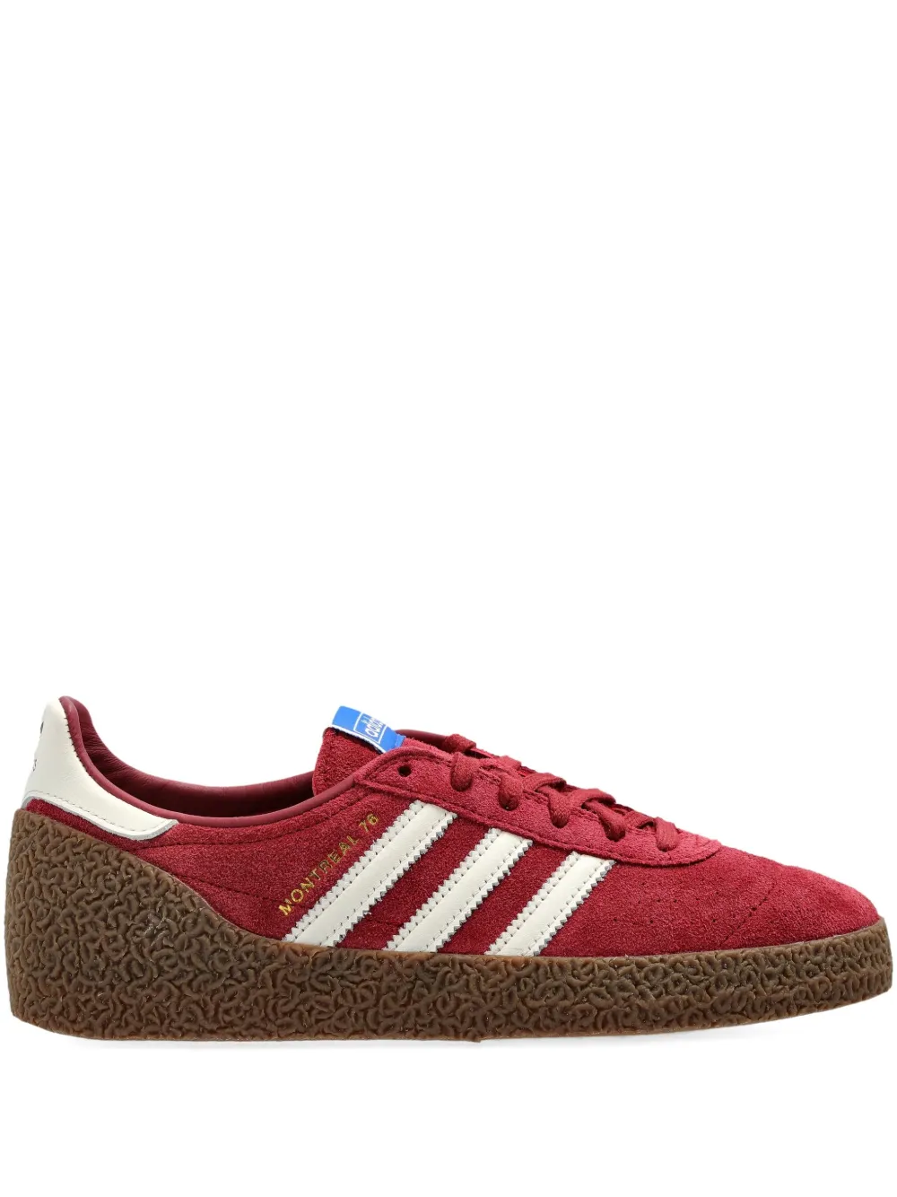 

Замшевые кроссовки Montreal 76 Adidas, красный