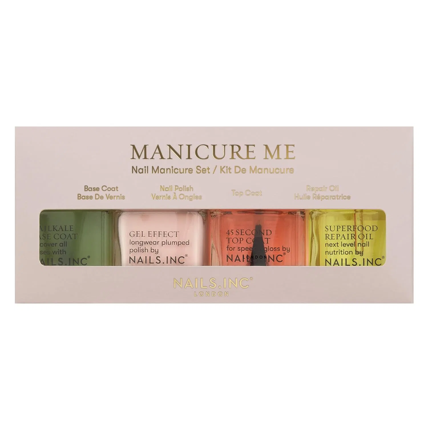Набор для маникюра Nails.INC Manicure Me из 4 предметов Nails Inc, Lightpink — фото 2