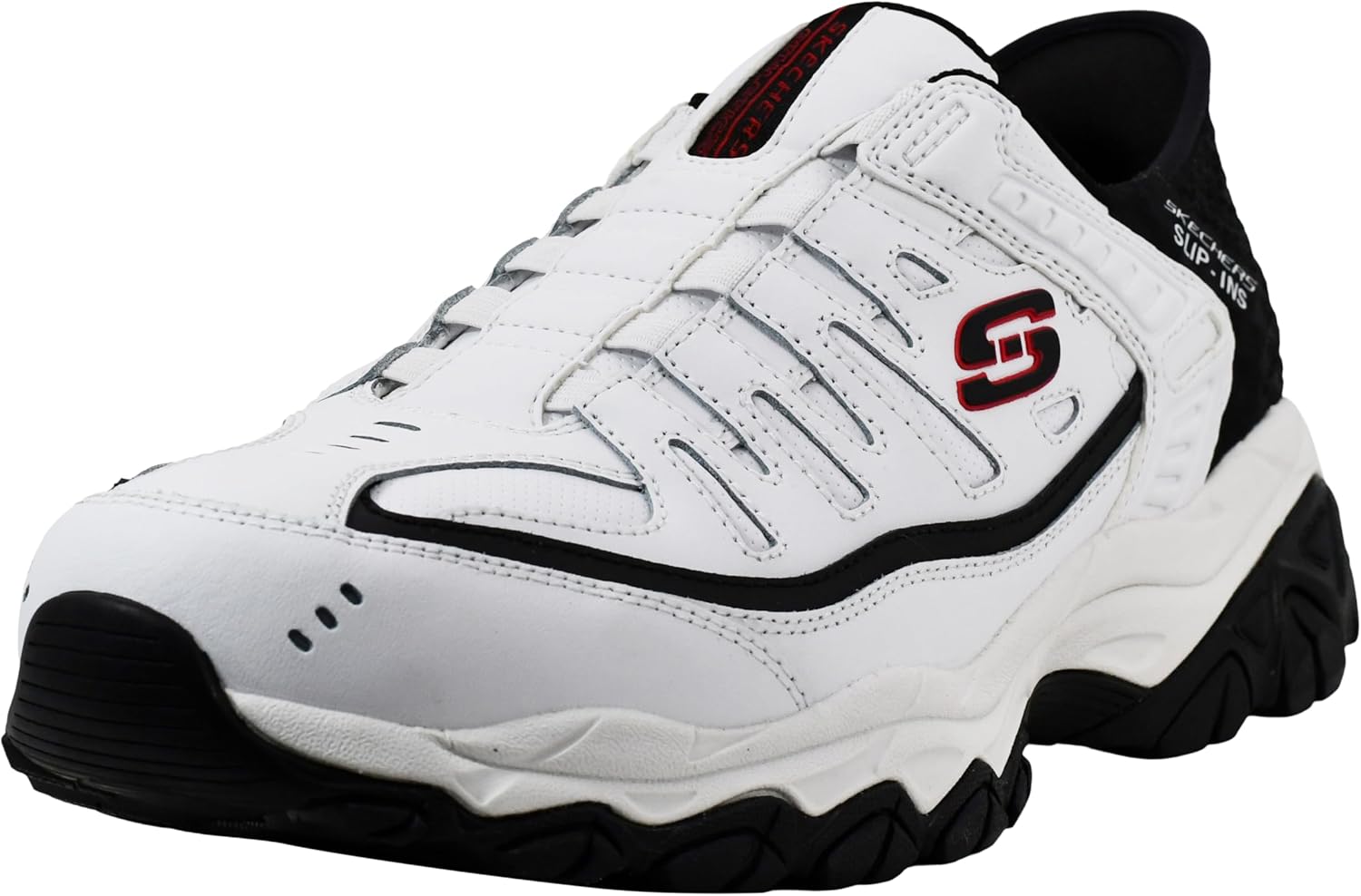 

Мужские кроссовки Skechers Afterburn M. Fit Grill Captain, белый/черный/красный
