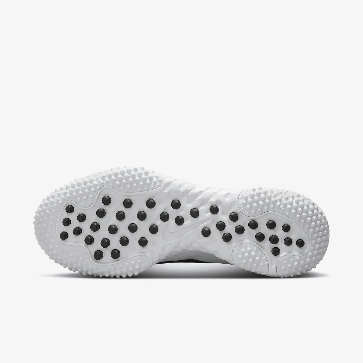 Мужские бутсы для ла кросса Nike Huarache 9 Elite Turf, белый/черный — фото 3