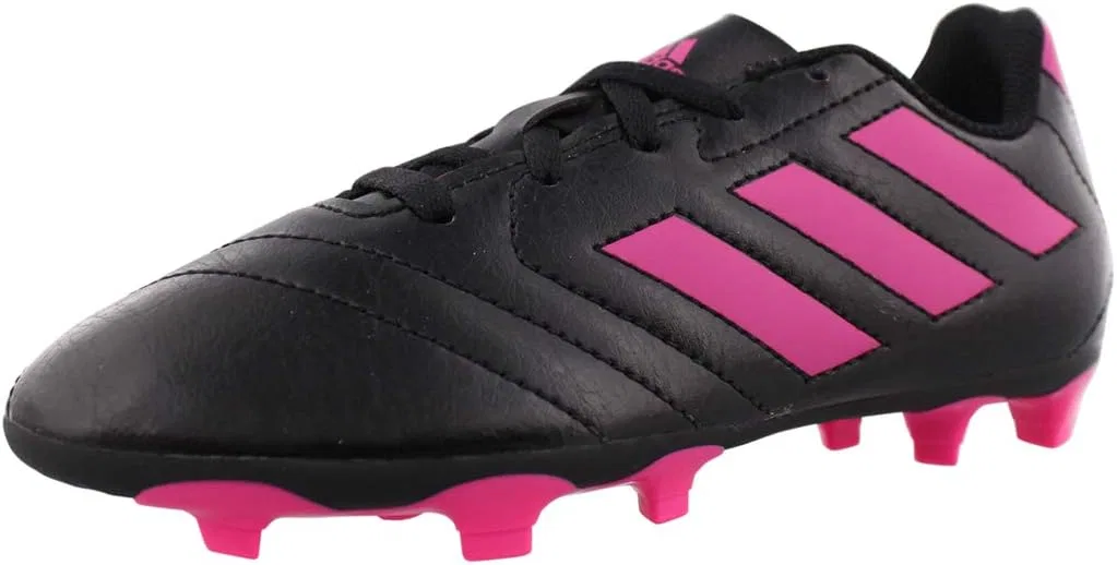 Футбольные бутсы Adidas Goletto Unisex для твердого грунта, черный/розовый