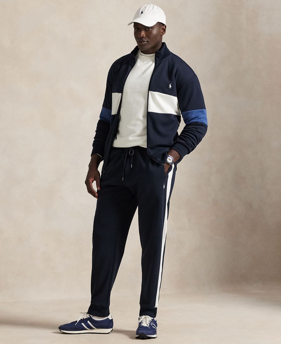 

Мужские спортивные брюки из двойной вязки больших размеров Polo Ralph Lauren, Aviator Navy