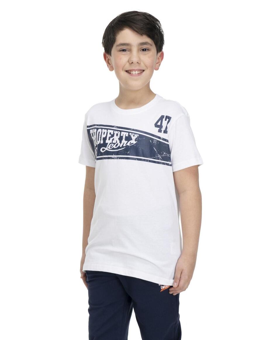 LEONE 1947 APPAREL Футболка с коротким рукавом для мальчиков. Добро пожаловать! — фото 3