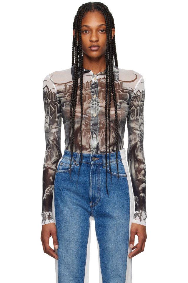 

Футболка Diablo Jean Paul Gaultier, мультиколор