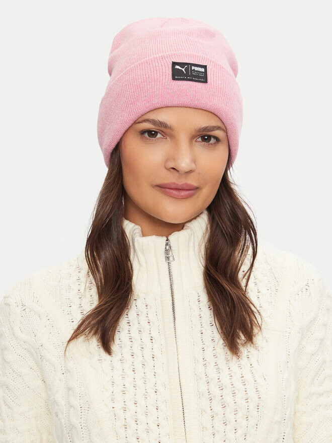 

Зимняя шапка Puma Archive Heather Beanie 021739 27, розовый